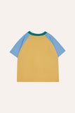 The Campamento Yellow Color Block Kids T-Shirt