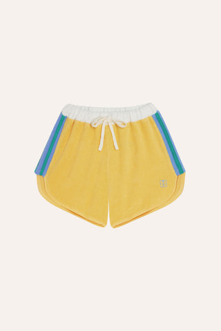 The Campamento Yellow Colorblock Shorts