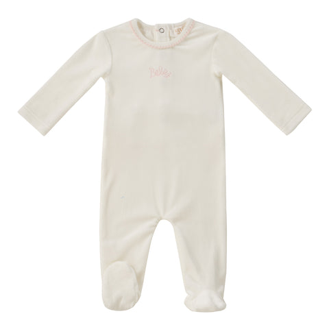 Kipp Baby White Pink Bebe Footie
