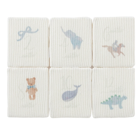 Kipp Baby Blue Plush Milestone Toy