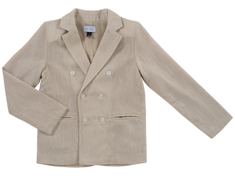 Klai Natural Herringbone Blazer