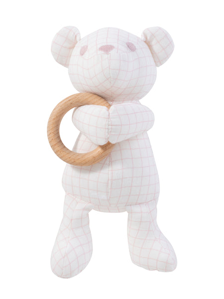 Kipp Baby Pink Teddy Au Pane Plush Toy