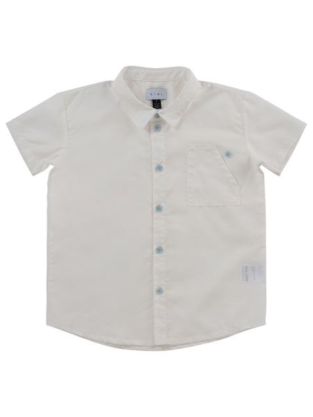 Klai White Collar Shirt