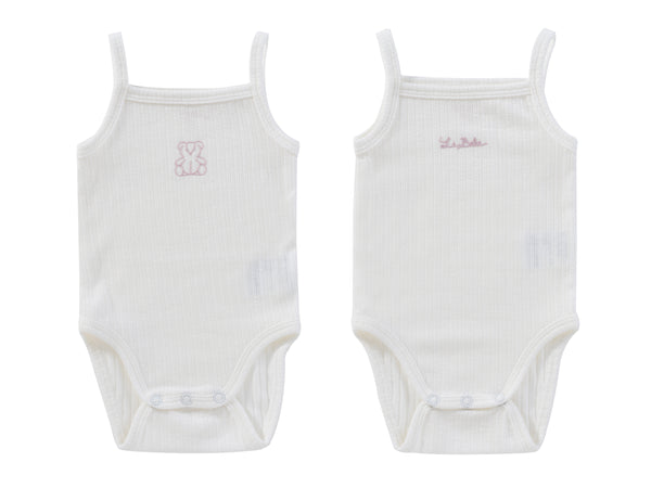 Kipp Baby Pink Teddy Au Pane Onesie Set