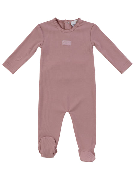 Kipp Baby Pink Enfant Rib Footie