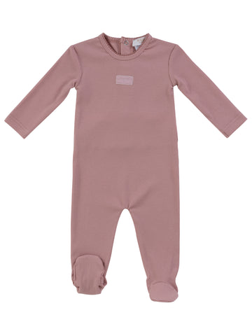 Kipp Baby Pink Enfant Rib Footie