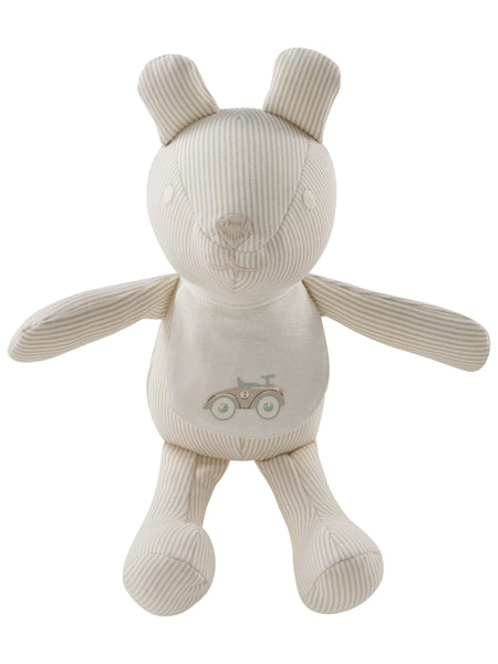 Kipp Baby Stone Carrera Pinstripe Teddy with Bib