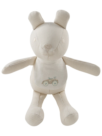 Kipp Baby Stone Carrera Pinstripe Teddy with Bib