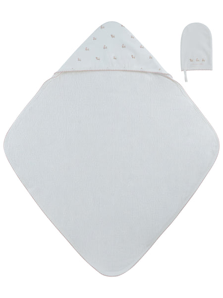 Kipp Baby Pink Petits Amis Towel & Mitt Set