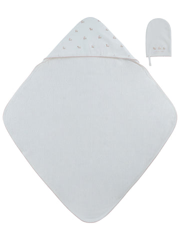 Kipp Baby Pink Petits Amis Towel & Mitt Set
