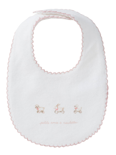 Kipp Baby Pink Petits Amis Terry Bib