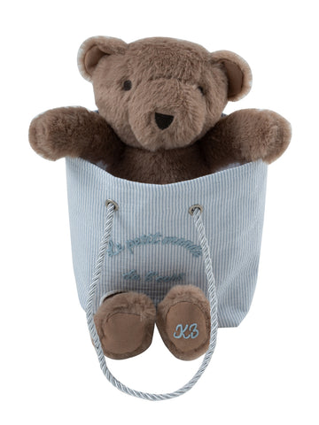 Kipp Baby Blue Petit Ours Teddy in Bag