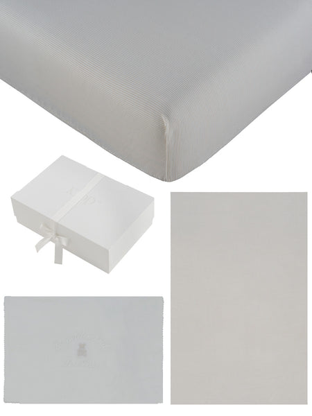 Kipp Baby Stone Petit Ours 4PC Mini Crib Set