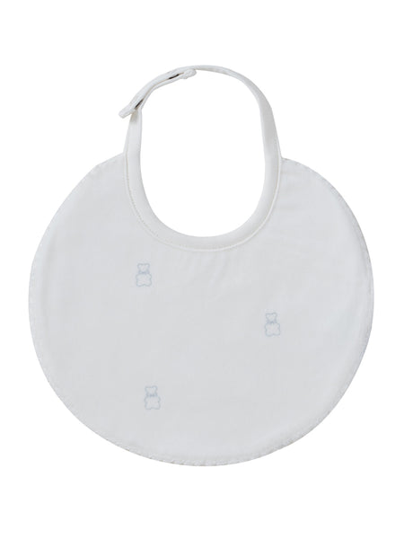 Kipp Baby Blue Petit Ours Pattern Bib