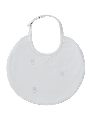 Kipp Baby Blue Petit Ours Pattern Bib