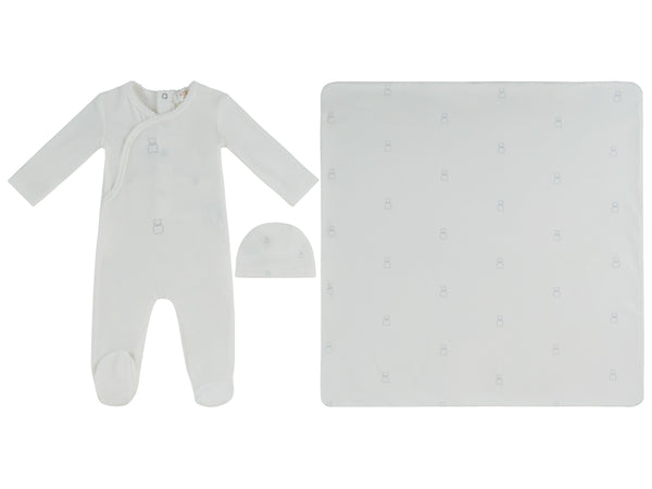 Kipp Baby Blue Petit Ours 3 PC Set