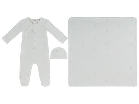 Kipp Baby Blue Petit Ours 3 PC Set