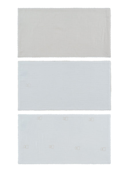 Kipp Baby Stone Petit Ours Burp Cloth Set