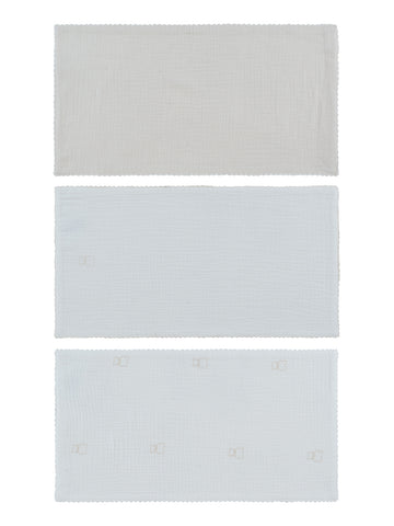 Kipp Baby Stone Petit Ours Burp Cloth Set