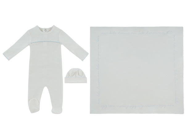 Kipp Baby Blue Mon Bebe D'Amour 3 PC Set