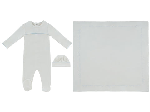Kipp Baby Blue Mon Bebe D'Amour 3 PC Set