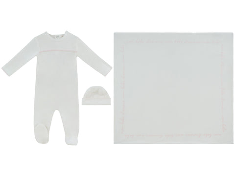 Kipp Baby Pink Mon Bebe D'Amour 3 PC Set