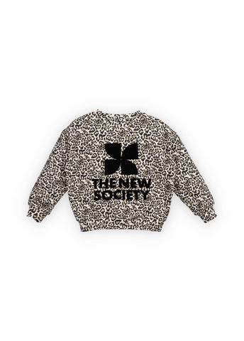 The New Society Nelia Print Logo Sweatshirt