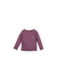 The New Society Baby Grape Bliss Rib Tee + Legging Set