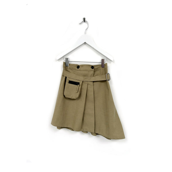 Anja Schwerbrock Khaki Tori Skirt