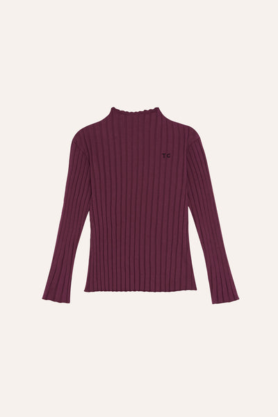 The Campamento Burgundy Rib T-shirt