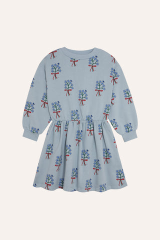 The Campamento Light Blue Bouquets Dress
