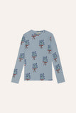 The Campamento Light Blue Bouquets T-shirt
