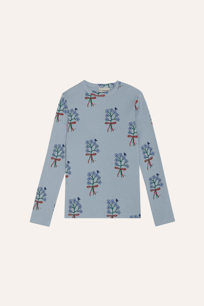 The Campamento Light Blue Bouquets T-shirt