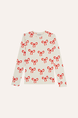 The Campamento Ecru Big Bows T-shirt