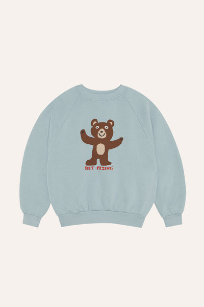 The Campamento Light Blue Bear Sweatshirt