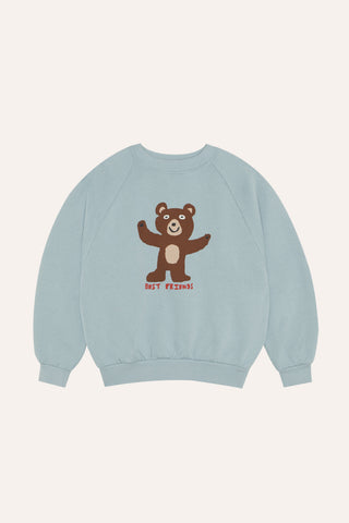 The Campamento Light Blue Bear Sweatshirt