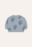 The Campamento Baby Light Blue Bouquets Sweatshirt + Legging Set