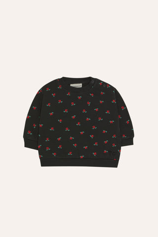 The Campamento Baby Grey Flowers Sweatshirt + Legging Set