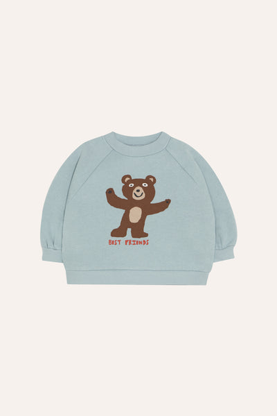 The Campamento Baby Light Blue Bear Sweatshirt + Legging Set
