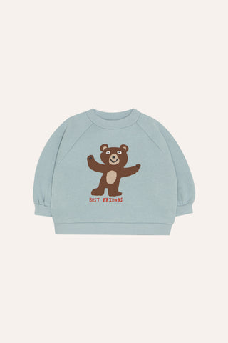 The Campamento Baby Light Blue Bear Sweatshirt + Legging Set