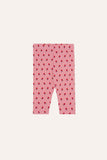 The Campamento Baby Pink Flowers T-shirt + Legging Set