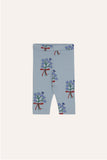 The Campamento Baby Light Blue Bouquets Sweatshirt + Legging Set