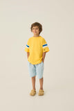 The Campamento Yellow Bicolor Bands T-shirt