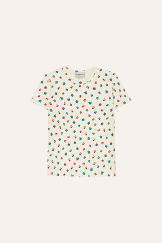 The Campamento Ecru Small Flowers SS T-shirt