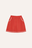 The Campamento Red Bambula Skirt