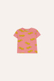 The Campamento Baby Pink Falling Stars T-shirt + Legging Set