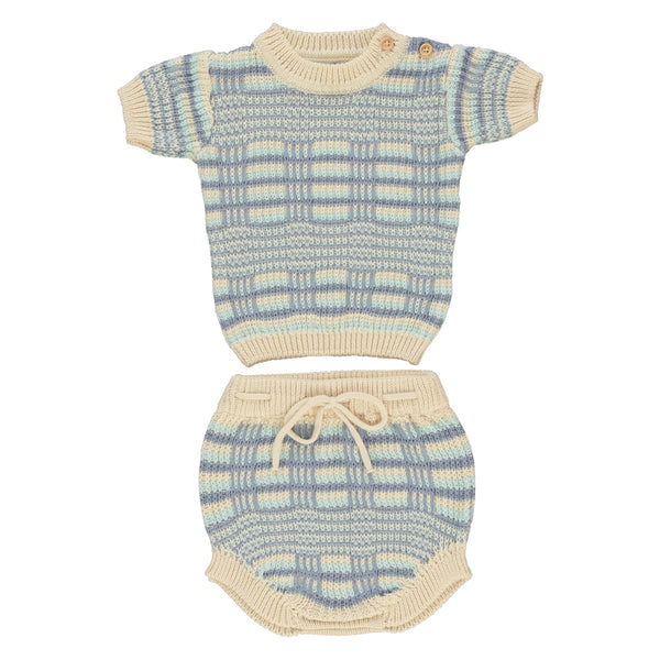 Bebe Organic Thomas Lagoon Knit Baby Set