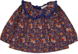 Louis Louise Indigo Romantic Flower Tunic + Bloomer Set