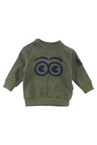 Loud Apparel Baby Green Club Sweatshirt + Book Leggings
