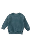 Loud Apparel Baby Green Storm Folk Marble Sweatshirt